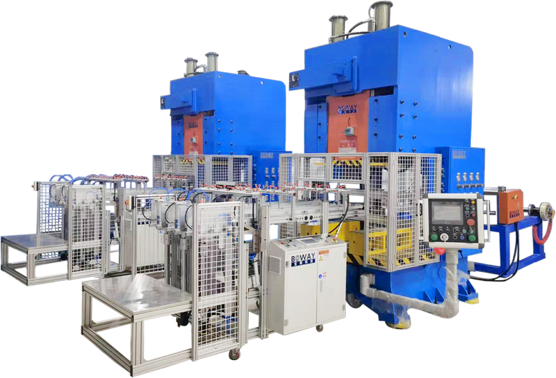 63TONS 4 تجاويف Siemens PLC آلة صنع حاوية رقائق الألومنيوم 